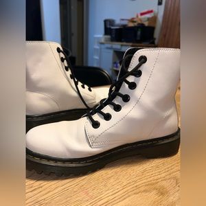 White Dr. Martins